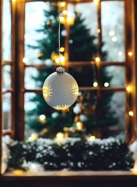 Immagine prodotto GuGus Palla di vetro LED argento