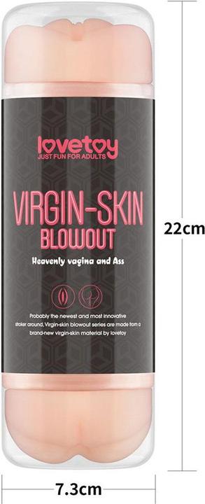 Produktbild Lovetoy Virgin-Skin Blowout Double Side Stroker - Vagina and Ass