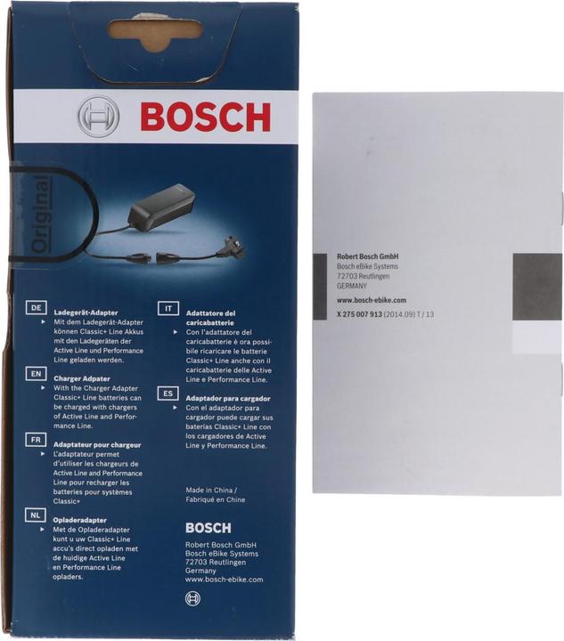 Immagine prodotto Bosch eBike Adattatore per caricabatterie (Adattatore)