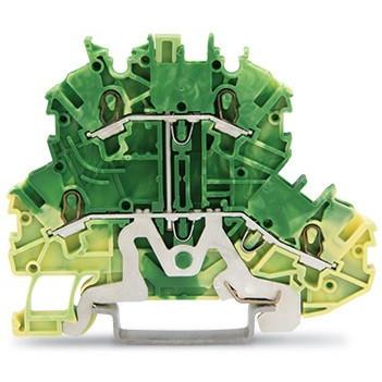 50x Wago Doppelstockklemme, Elektronikzubehör + Gehäuse, Grün