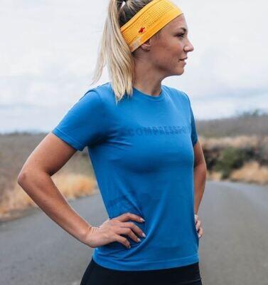 Immagine prodotto Compressport Logo SS Tshirt W Pacific coast, Estate blue (S)