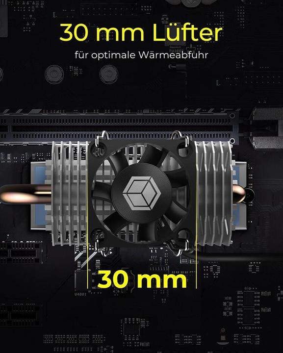 Actual product image Icy Box Kühlkörper IcyBox SSD M.2 schwengbar