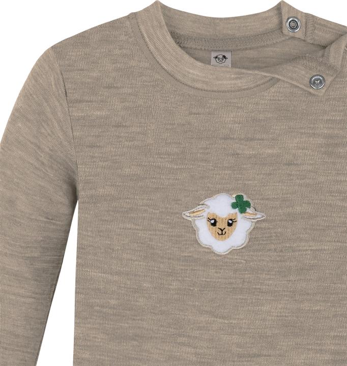 Produktbild Normani 2er Pack Baby Merino Longsleeve „Taupo" - 9465 (68)