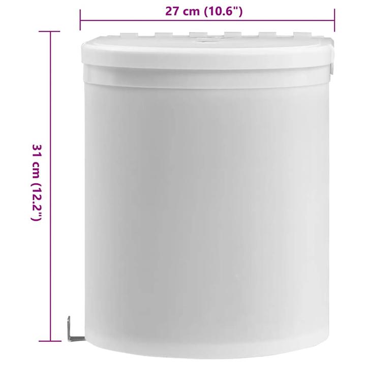 Produktbild vidaXL Einbau-Mülleimer (12 l)