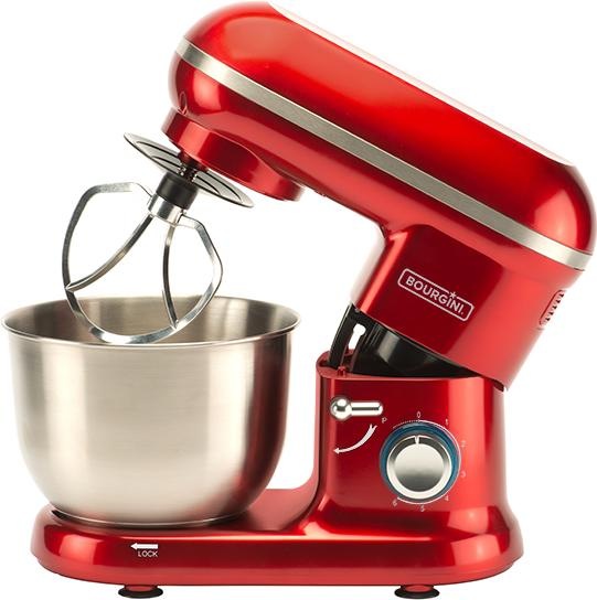 Actual product image Bourgini Classic Kitchen Chef - Keukenmachine - Rood (1250 W)