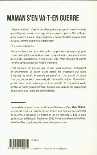 Nährwerte und Zutaten Maman s'en va-t-en guerre : ma vie de grand reporter (Französisch, Olliéric Dorothée, 2024)