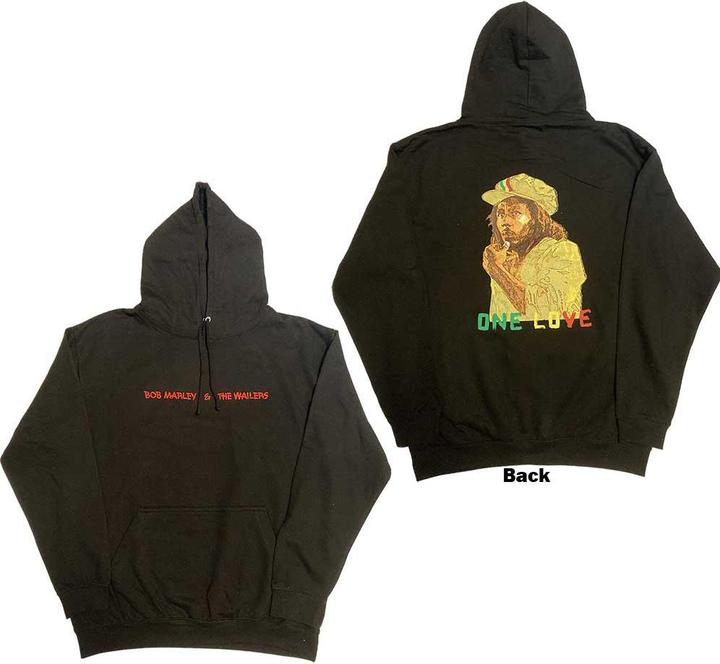Immagine prodotto Bob Marley Wailers One Love Portrait (Hoodie) (L)
