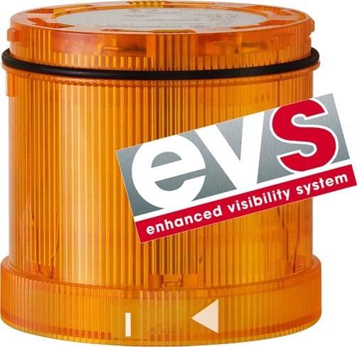 Actual product image Werma EVS LED beacon,yellow,24Vdc,70mm