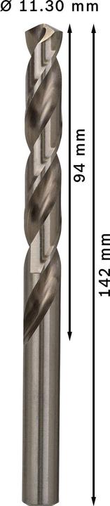 Immagine prodotto Bosch Professional Zubehör Trapano PRO Metal HSS-G, 11,3 x 94 x 142 mm (11,3 mm)