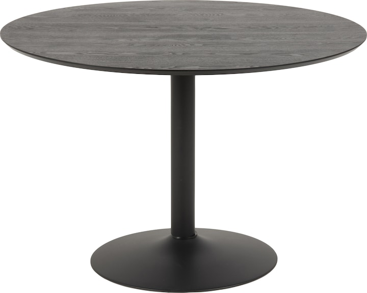 Immagine prodotto AC Design Tavolo da pranzo Barcellona impiallacciato in frassino nero rotondo (110 x 74 cm)