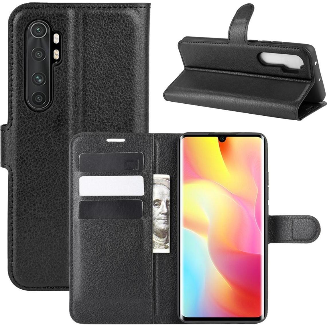 König Design Hülle Handy Schutz für Xiaomi Mi Note 10 Lite Case Cover Tasche Etuis Schwarz (Xiaomi Mi Note 10 Lite), Sma...