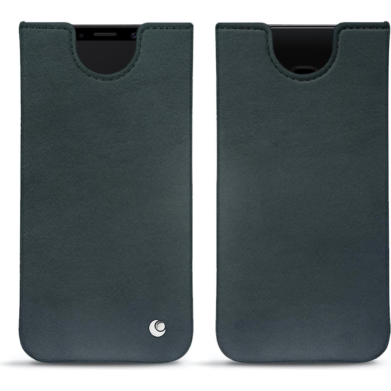 Noreve Lederschutzhülle (Samsung Galaxy S9), Smartphone Hülle, Blau