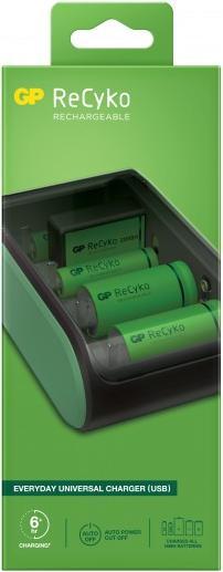 Produktbild GP Batteries Universal Charger R21 (1 Stk., AA, AAA, C, Ladegerät ohne Akku)