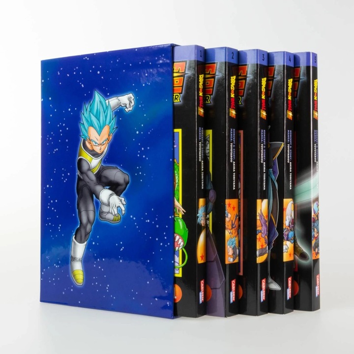 Image du produit Dragon Ball Super Bände 1-5 im Sammelschuber mit Extra (Allemand, Akira Toriyama (Histoire originale), 2019)