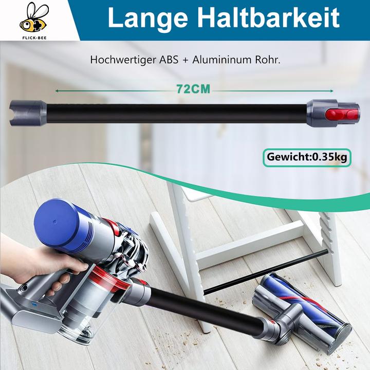 Immagine prodotto Flickbee Staubsaugerrohr grau für Dyson V7, V8, V10, V11, V15 ersetzt 967477-06