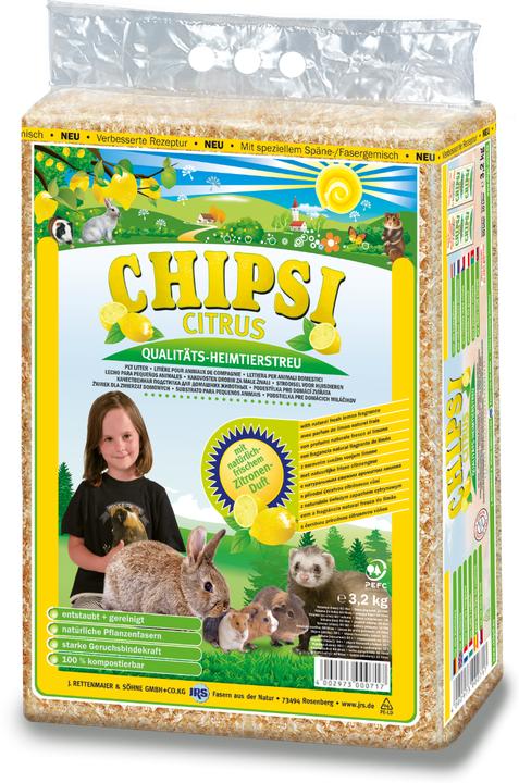 Chipsi Citrus (3 kg, Copeaux)