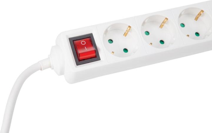 Image du produit Perel Bandeau de 4 prises avec interrupteur 3m (4x, CEE 7/4, 3 m)