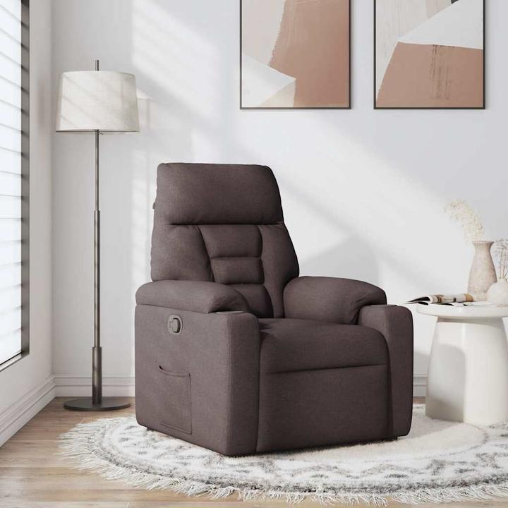 Produktbild vidaXL Relaxsessel Dunkelbraun Stoff