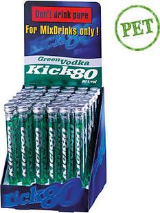 Produktbild Kick 80 GREEN Vodka Box / (36 x 2 cl)