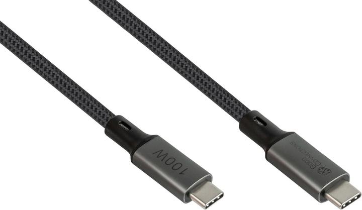 Produktbild Good Connections USB 4.0 Gen. 2x2 Kabel 20GBit/s 100W 8Ka30Hz USB-C Stecker an (1 m, USB 4.0, 100 W)
