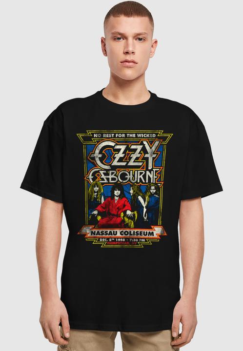 Produktbild Merchcode Ozzy Osbourne - No Rest For The Wicked Heavy Oversize Tee - 170929 (L)