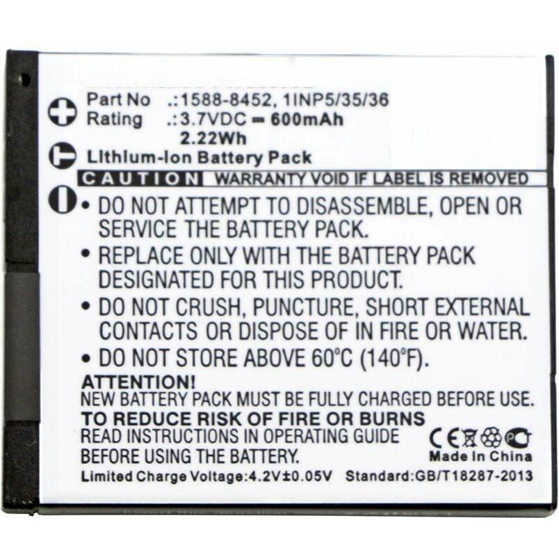 CoreParts Battery for Wireless Headset (1 Zellen, 600 mAh), Notebook Akku, Schwarz