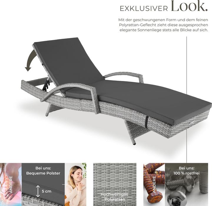 Actual product image tectake Océane (190 cm)