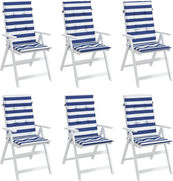 Produktbild vidaXL Gartenstuhlauflage für Hochlehner (120 x 50 cm)