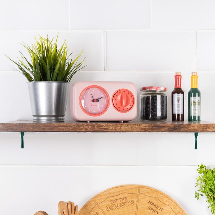 Actual product image Fisura RETRO KITCHEN TIMER pink