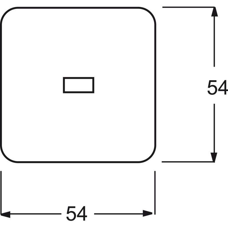 Thumbnail - Busch-Jaeger, Zubehör Schalterprogramm, Wippe mit neutralem Symbol anschraubbar 2CKA001434A0448