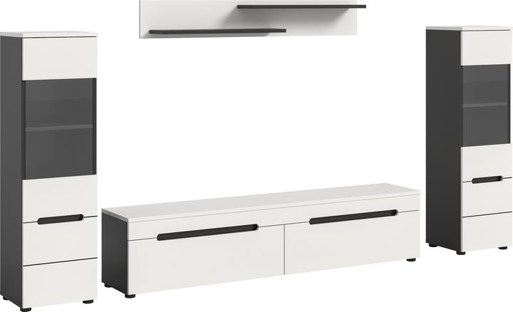 Basalt Grau, Klar, Weiss, weiss Nachbildung