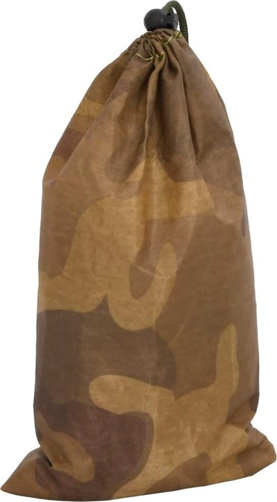 Actual product image VidaXL Camouflage net Bundeswehr army camouflage net hunting deco net storage bag