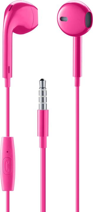 Cellularline Music & Sound Earphones Capsule Pink (Cable)