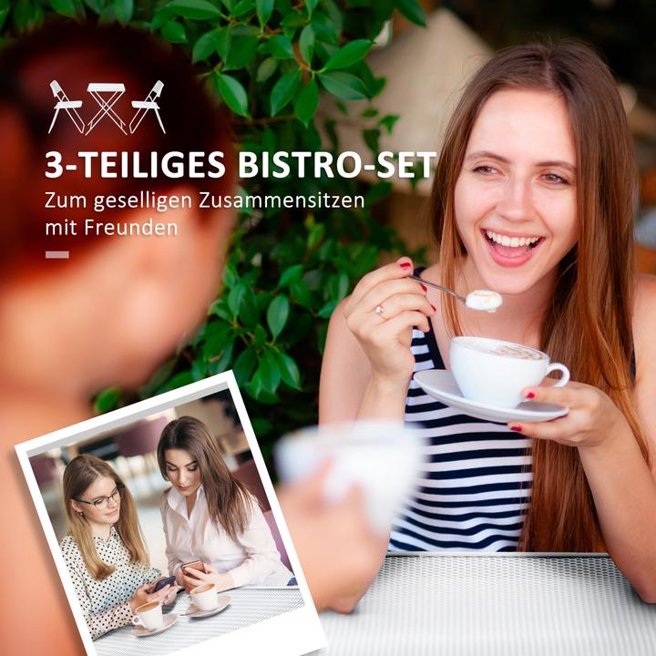 Produktbild Outsunny Gartenmöbel-Set mit Stahlrahmen