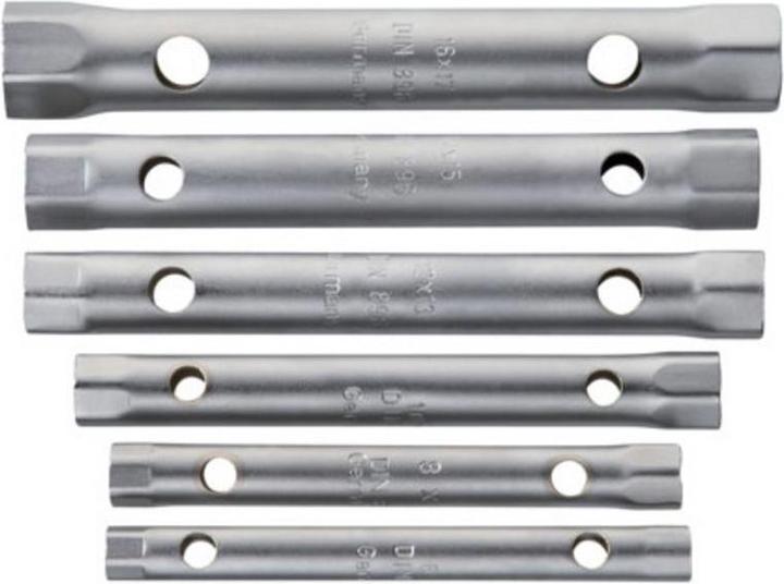 Actual product image WGB Double-ended tubular socket wrench set DIN 896 B