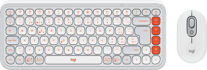 Logitech POP Icon Combo (Suisse (QWERTZ), Sans fil)