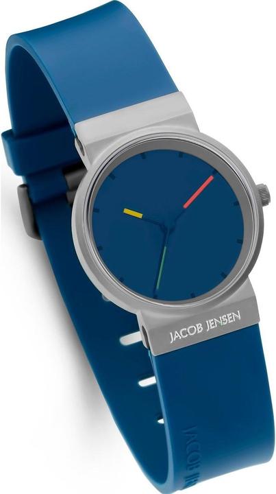 Jacob Jensen - Ladies beobachten analoge Quarz eine Grösse 32020798 - Blau (Analoog horloge, 29 mm)