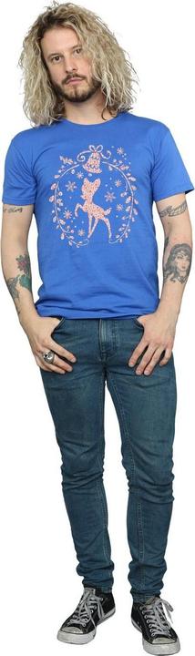 Actual product image Disney Mens Bambi Christmas Wreath T-Shirt (3XL)