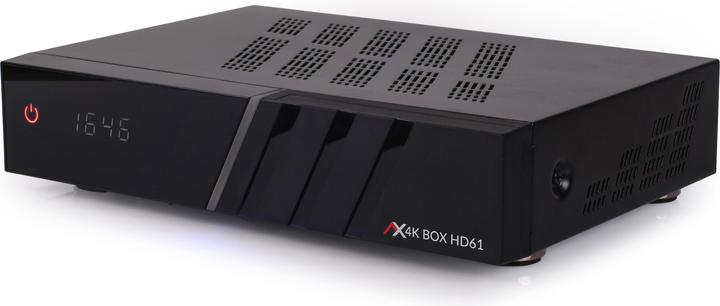 Actual product image Opticum AX 4K-BOX HD 61 with 2x DVB-S2x (2x DVB-S2X)