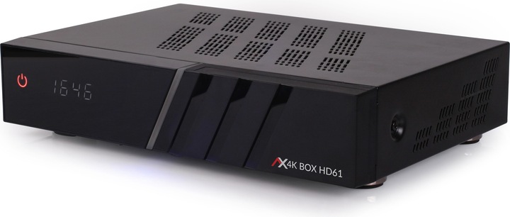 Actual product image Opticum AX 4K-BOX HD 61 with 2x DVB-S2x (2x DVB-S2X)