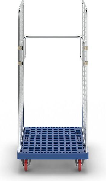 Immagine prodotto ESB Rollcontainer, 2 sponde laterali con impugnature di sicurezza, blu genziana. (500 kg)