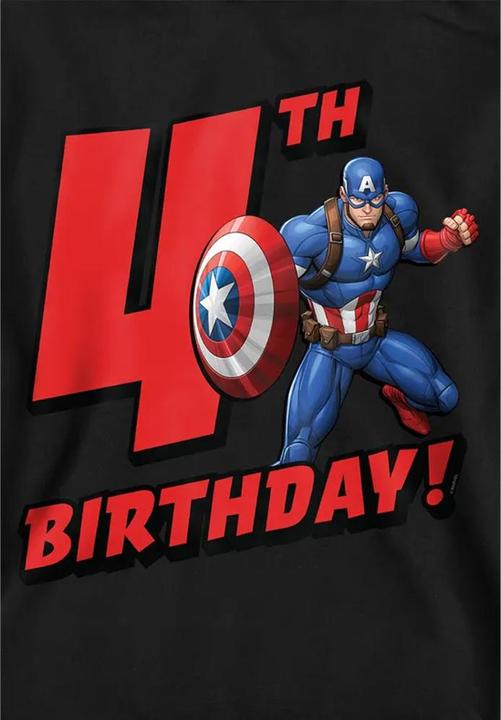 Produktbild Captain America Kapuzenpullover Zum Überziehen 4. Geburtstag (128)