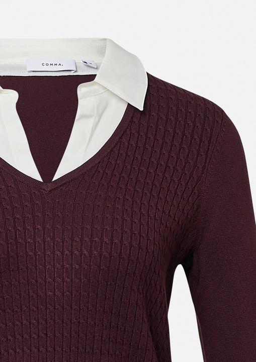 Actual product image Comma Strickpullover 2-in1-Pullover in Layering-Optik (32)