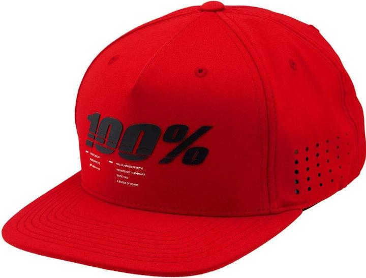 Produktbild MGA 100% Drive Snapback Mütze (rot) (One Size)