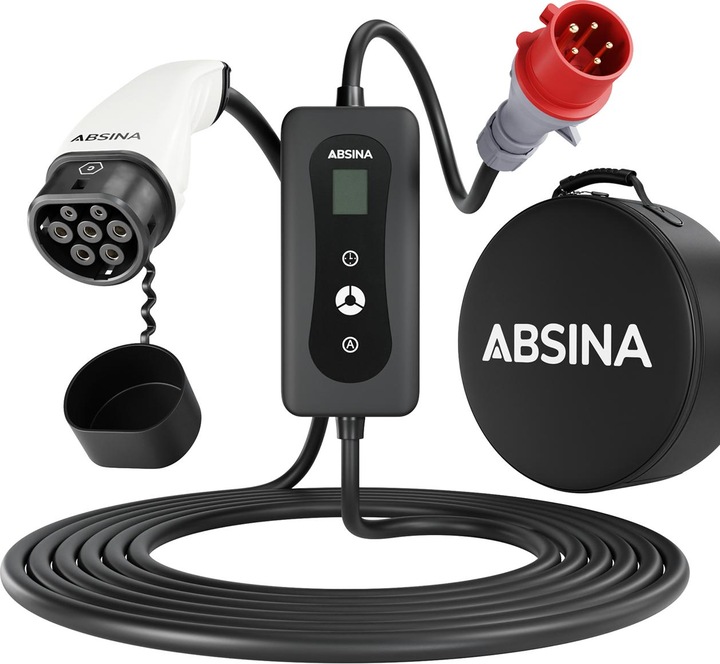 Produktbild Absina Mobile Ladestation (Typ 2, 11 kW, 16 A, CEE 16)
