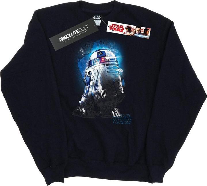 Actual product image Star Wars Womens/Ladies The Last Jedi R2-D2 Brushed Sweatshirt (S)