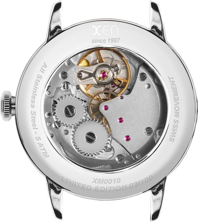 Immagine prodotto Xen Orologio da polso a carica manuale in edizione limitata XM0010 (Orologio da polso analogico, 41 mm)