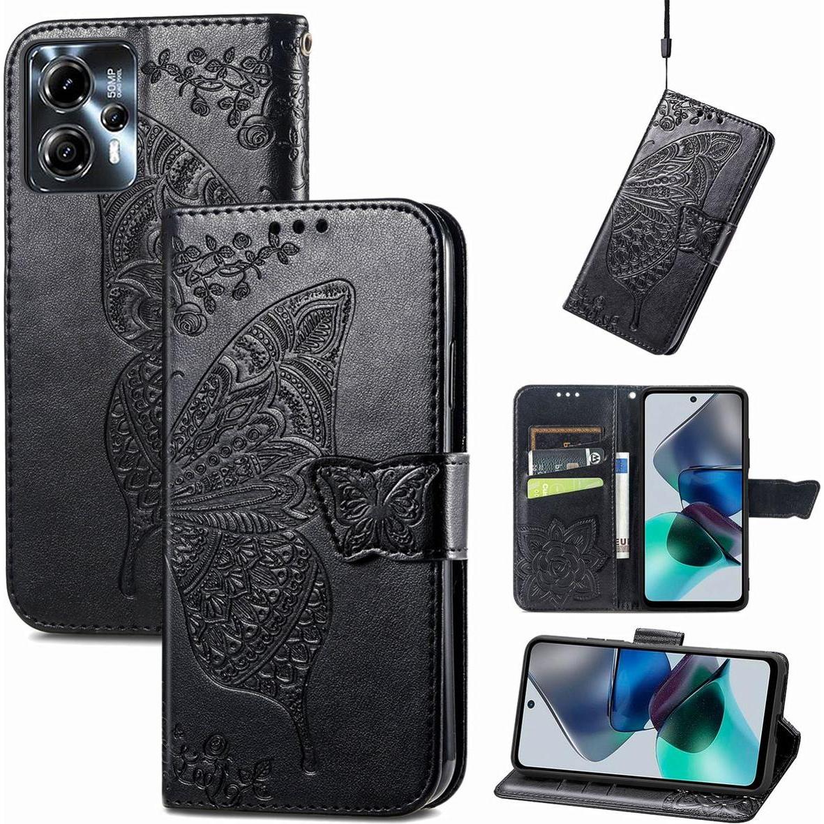König Design Hülle für Motorola Moto G23 Schutz Handy Case Cover Tasche Wallet Bookcase Etui (Samsung Galaxy A23), Smart...