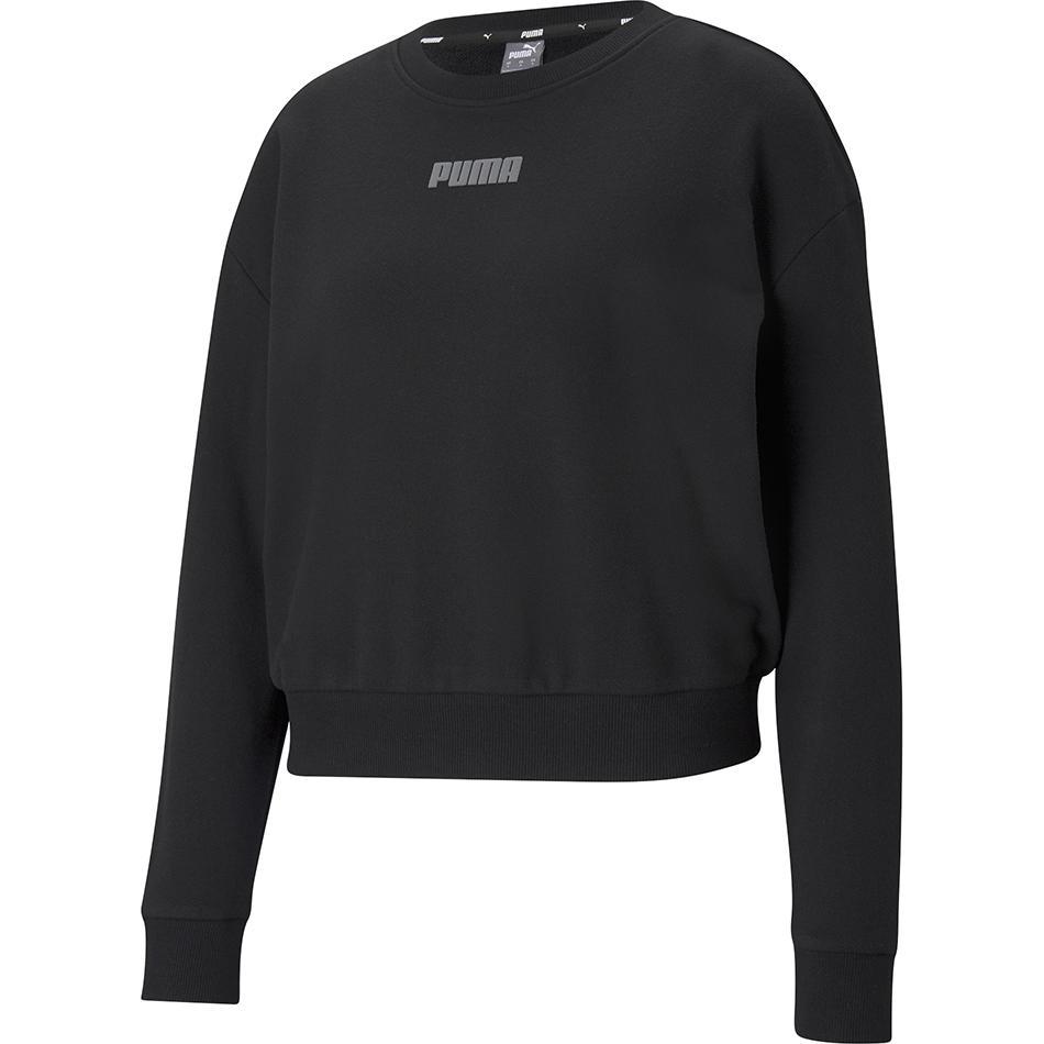 Puma, Damen, Sportshirt, Modern Basics Crew TR (L), Schwarz, L
