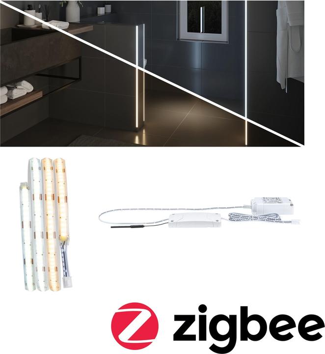 Produktbild Paulmann LumiTiles Slim Stripe COB (RGBW, 100 cm, Indoor)